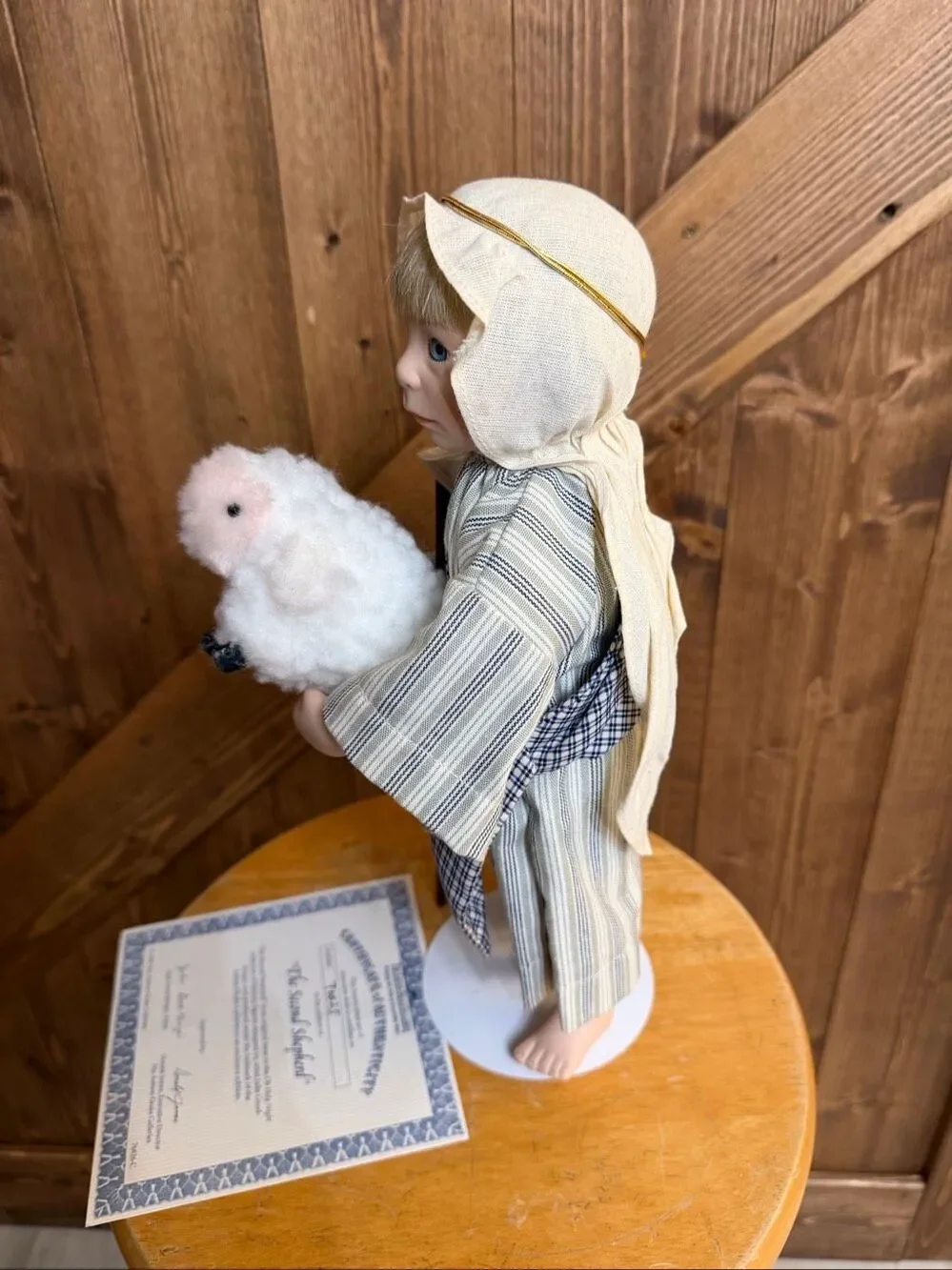 Ashton-Drake Galleries “The Second Shepherd” Porcelain Doll Nativity (7953)